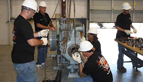 Working on Compressor